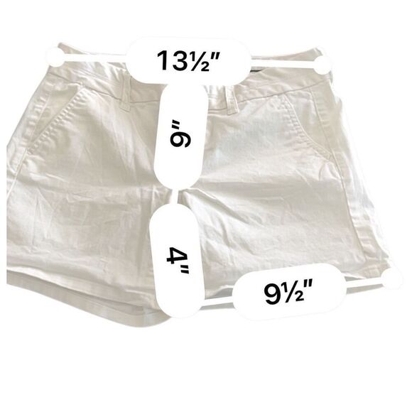 American Eagle midi White shorts size 0 - Picture 6 of 9